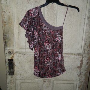 Free People One Shoulder Top with Pocket Size Small  (M-47)